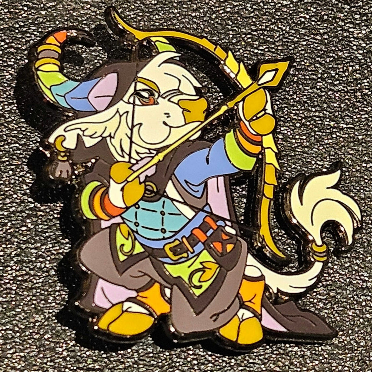 Ox Archer Enamel Pin