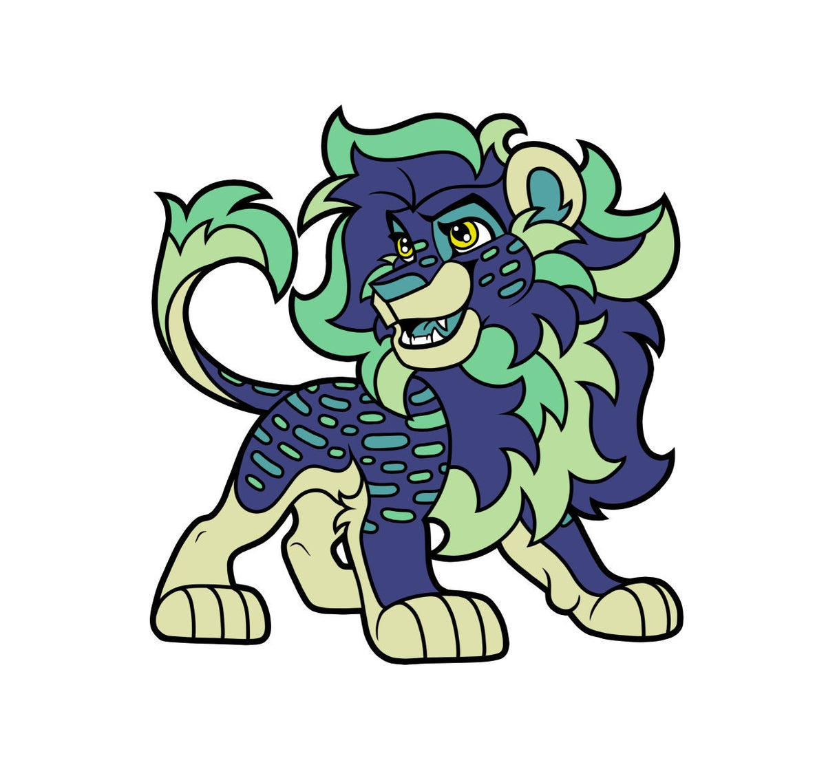 Alex Lionized Enamel Pin