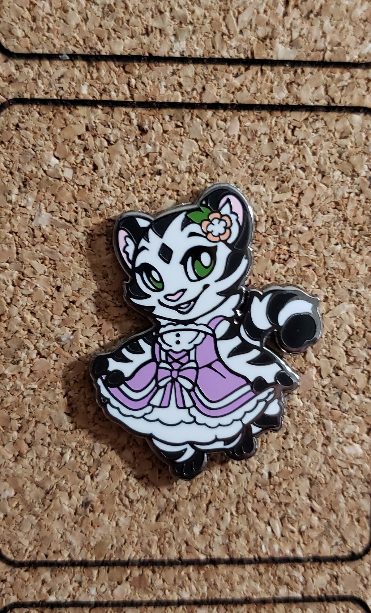 Cherry Blossom Violet Lolita Dress Enamel Pin
