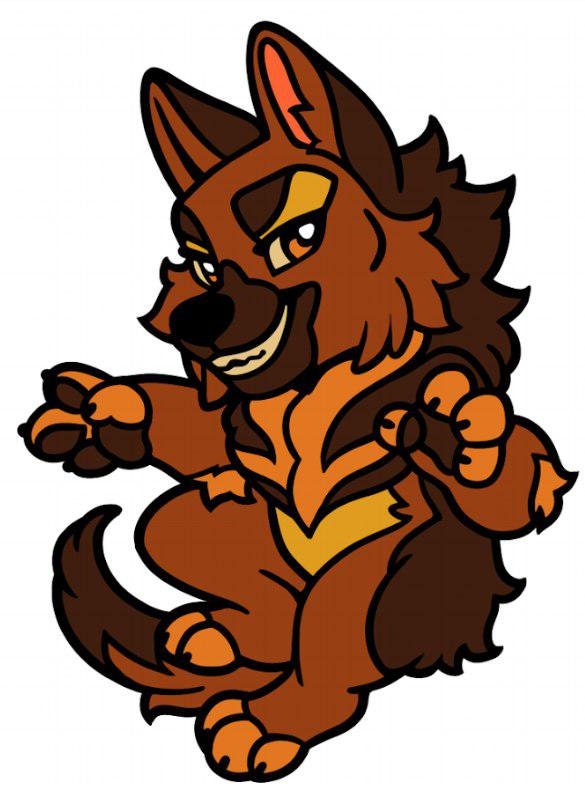 Ruff Enamel Pin