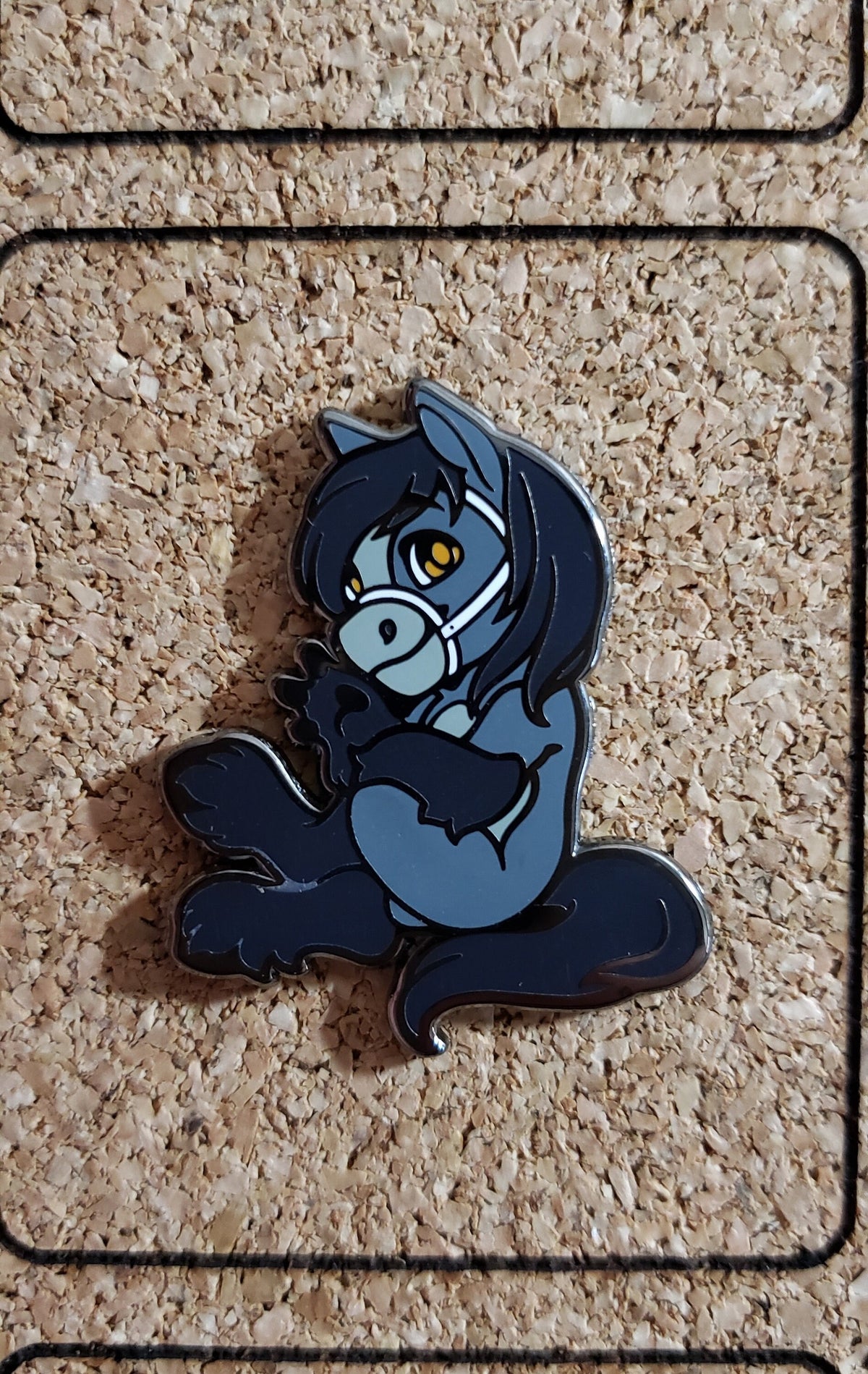 Blue Roan Shire Enamel Pin