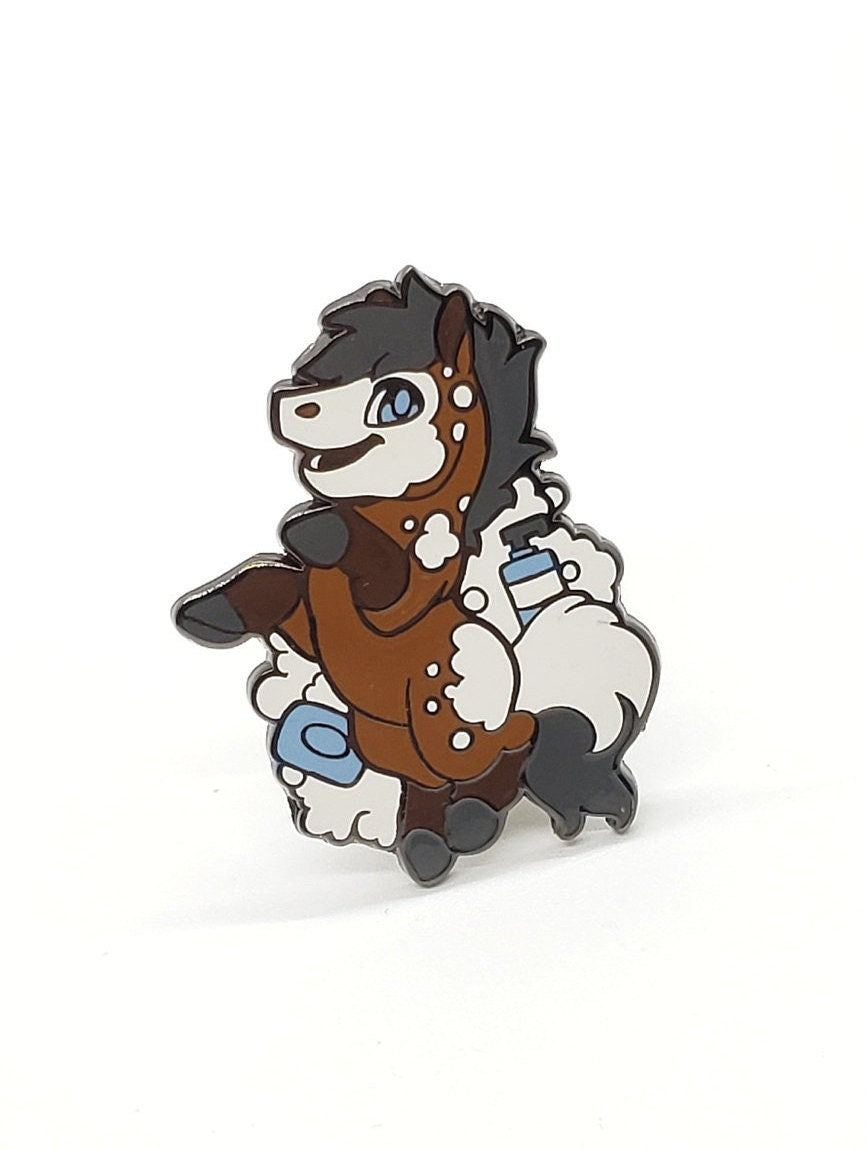 Soap Pony Enamel Pin