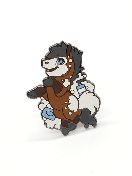 Soap Pony Enamel Pin