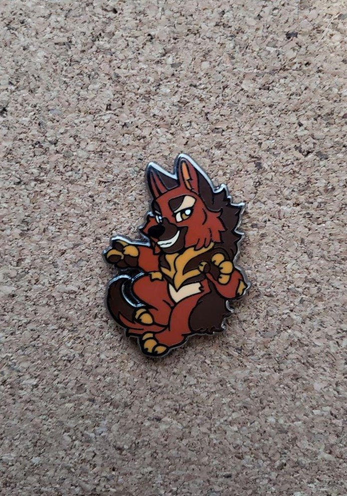 Ruff Enamel Pin