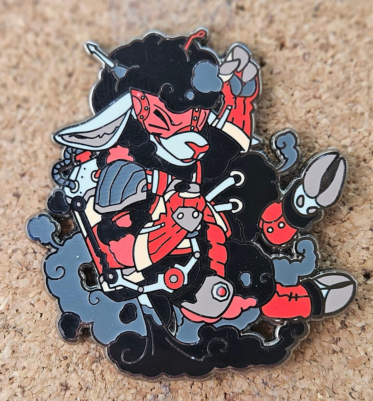 Steampunk Sheep Mechanic Enamel Pin