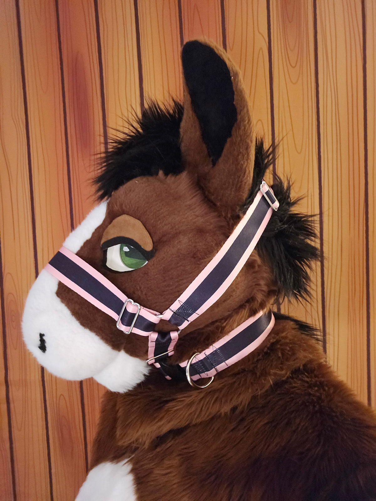 Pink w- Black Stripe Nylon Items