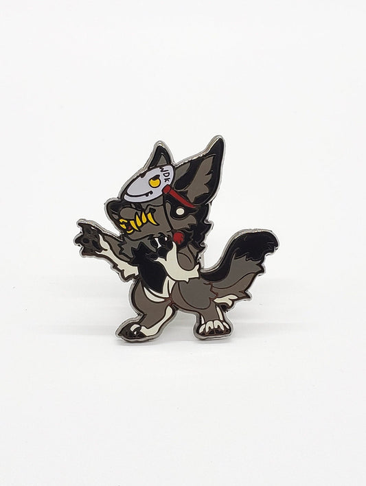 Wolf Dog Karma Enamel Pin