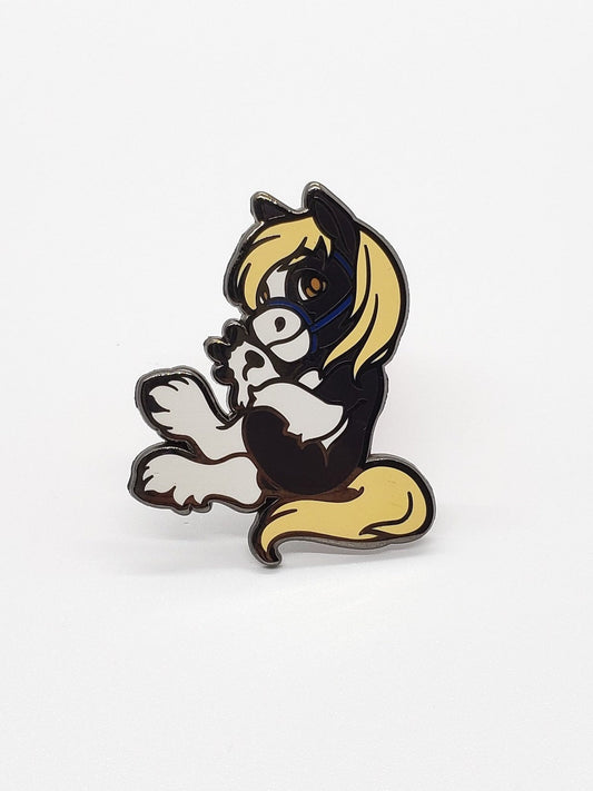 Shire Draft Horse Enamel Pin