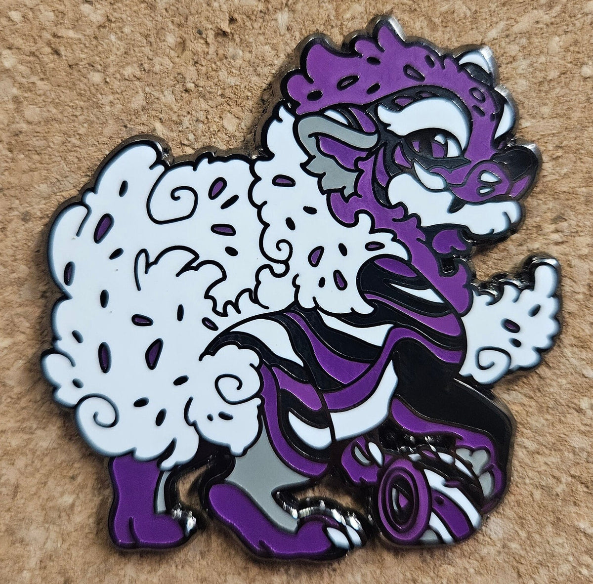 Sushi Lion Enamel Pin