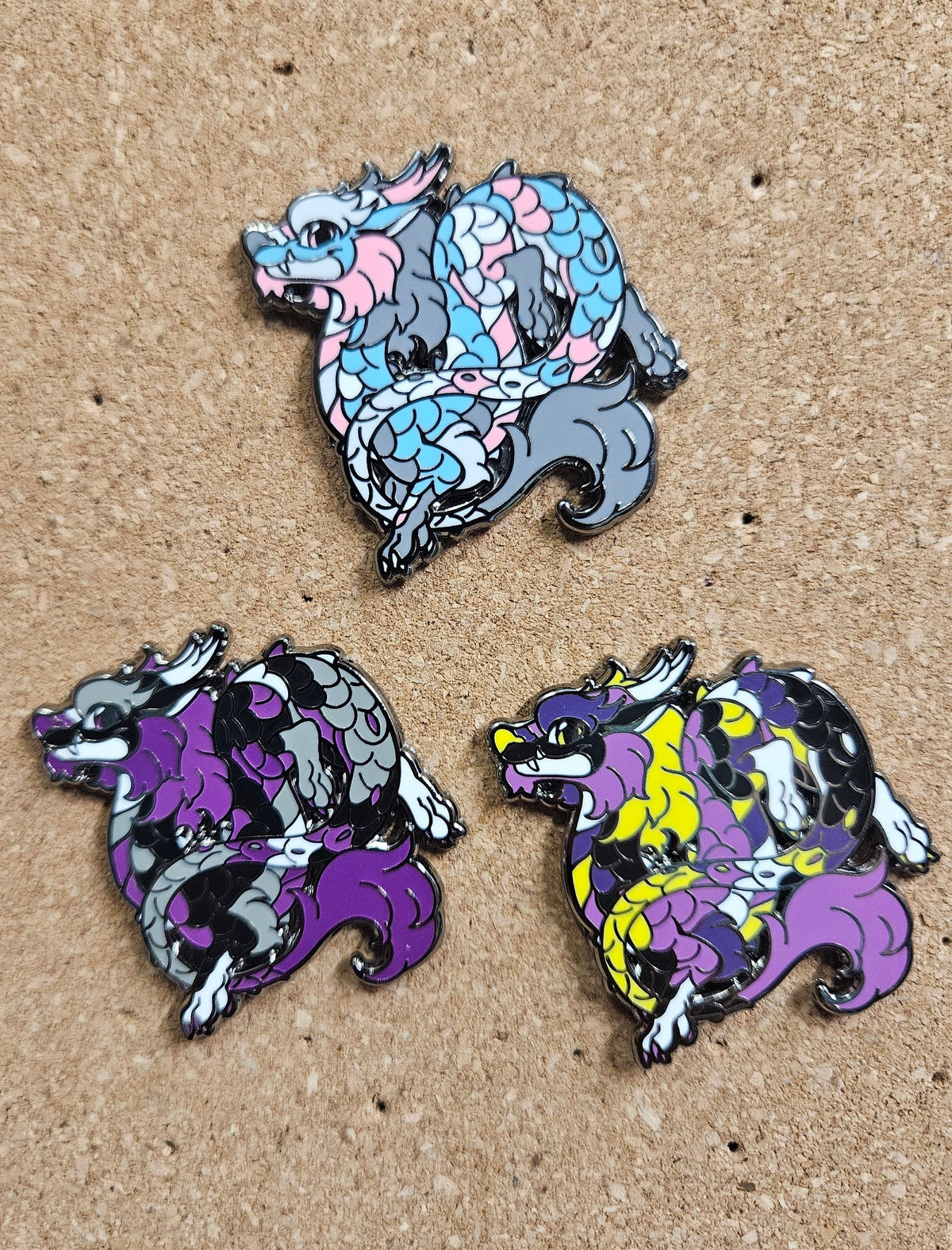 Pride Dragon Enamel Pin