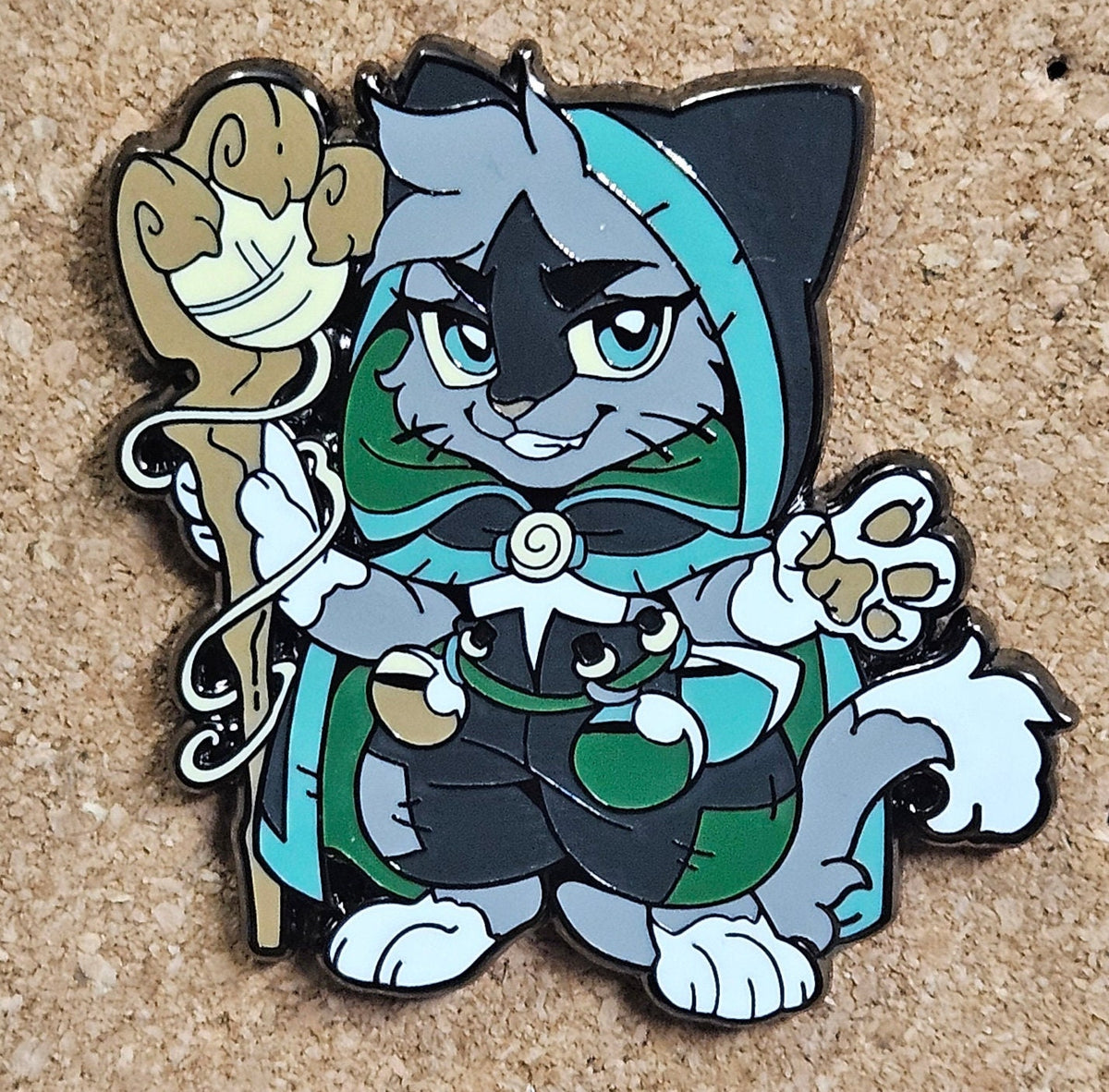 Potionseller Cat  Enamel Pin