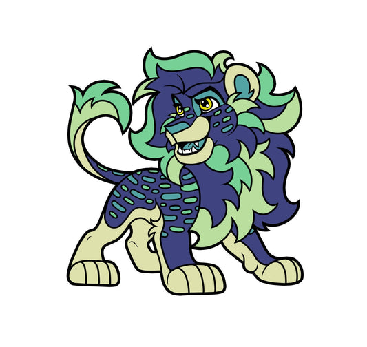Alex Lionized Enamel Pin
