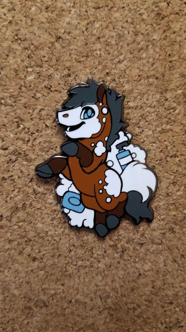 Soap Pony Enamel Pin