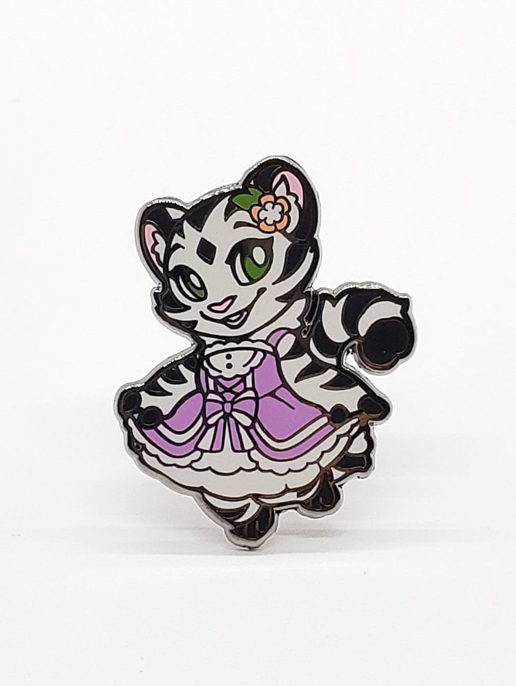 Cherry Blossom Violet Lolita Dress Enamel Pin