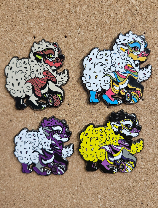 Sushi Lion Enamel Pin