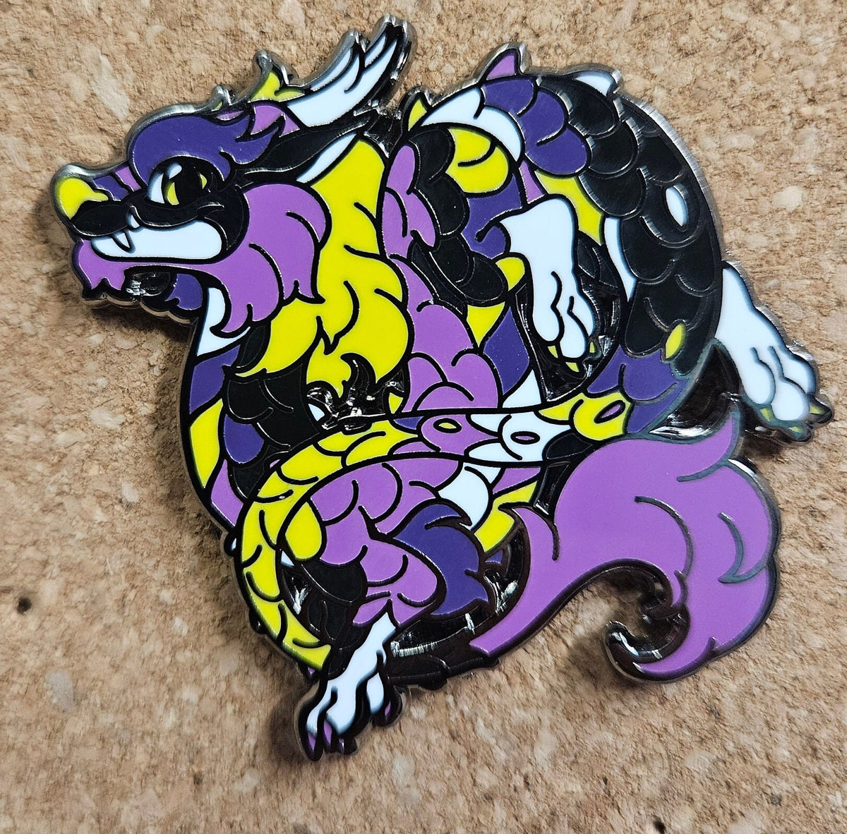 Pride Dragon Enamel Pin
