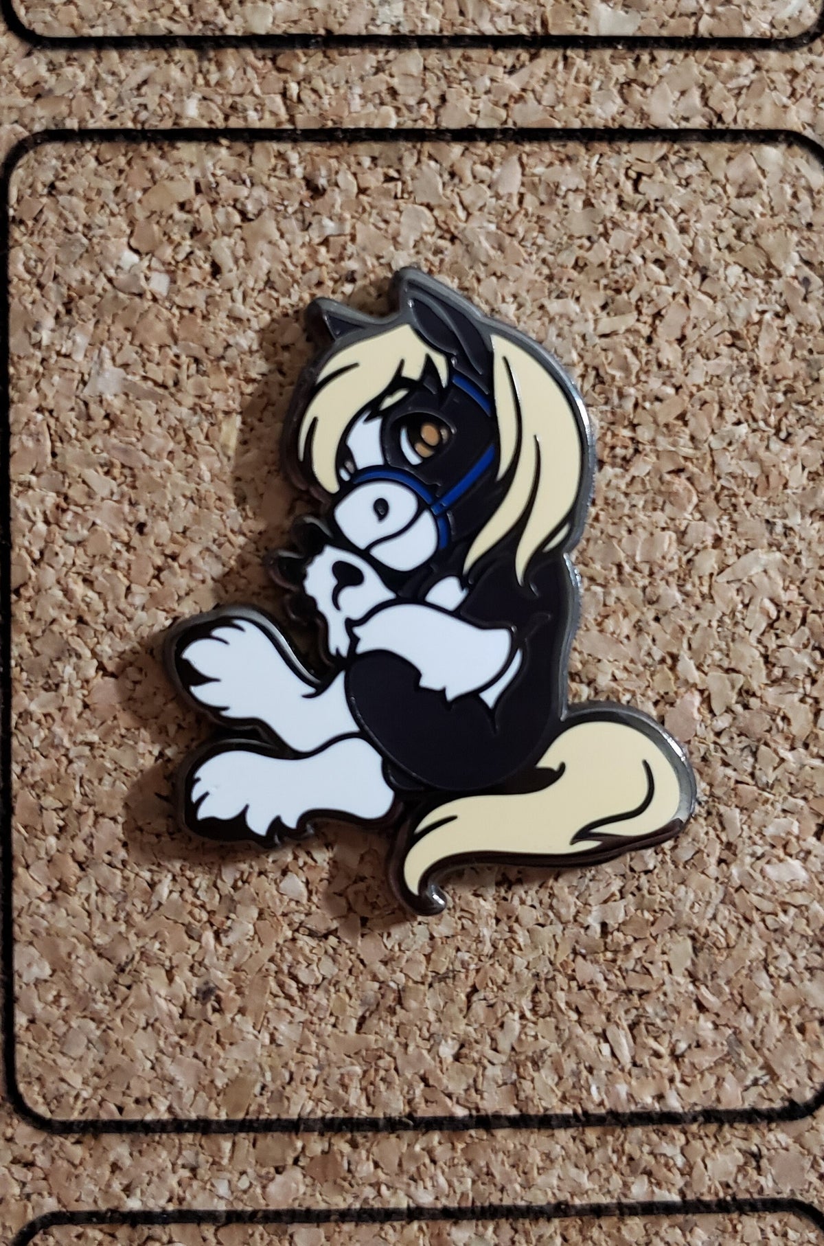 Shire Draft Horse Enamel Pin