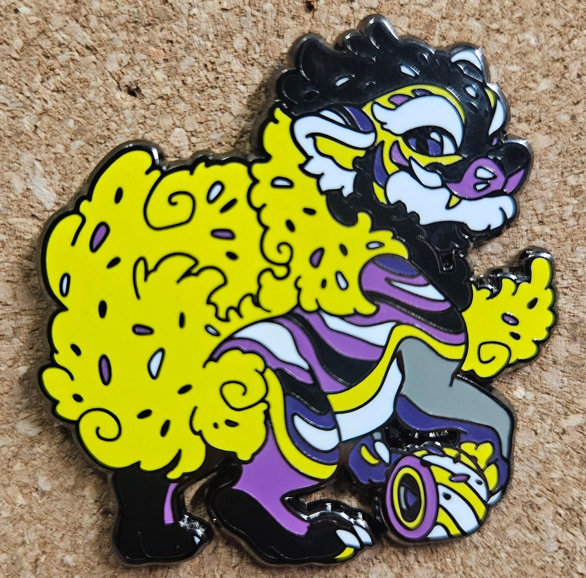 Sushi Lion Enamel Pin