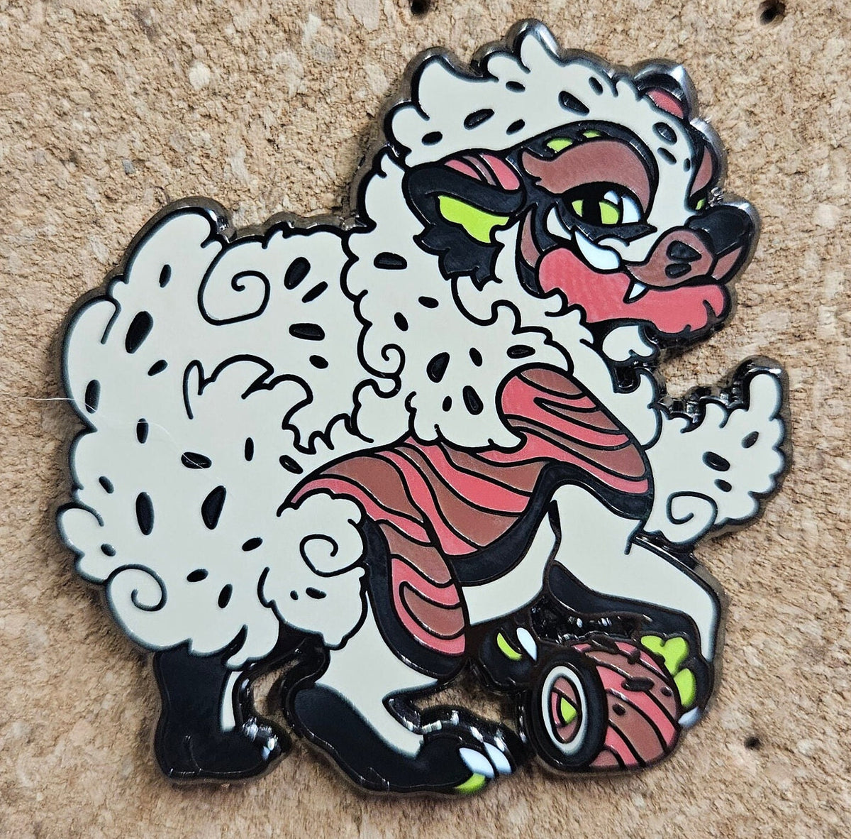 Sushi Lion Enamel Pin